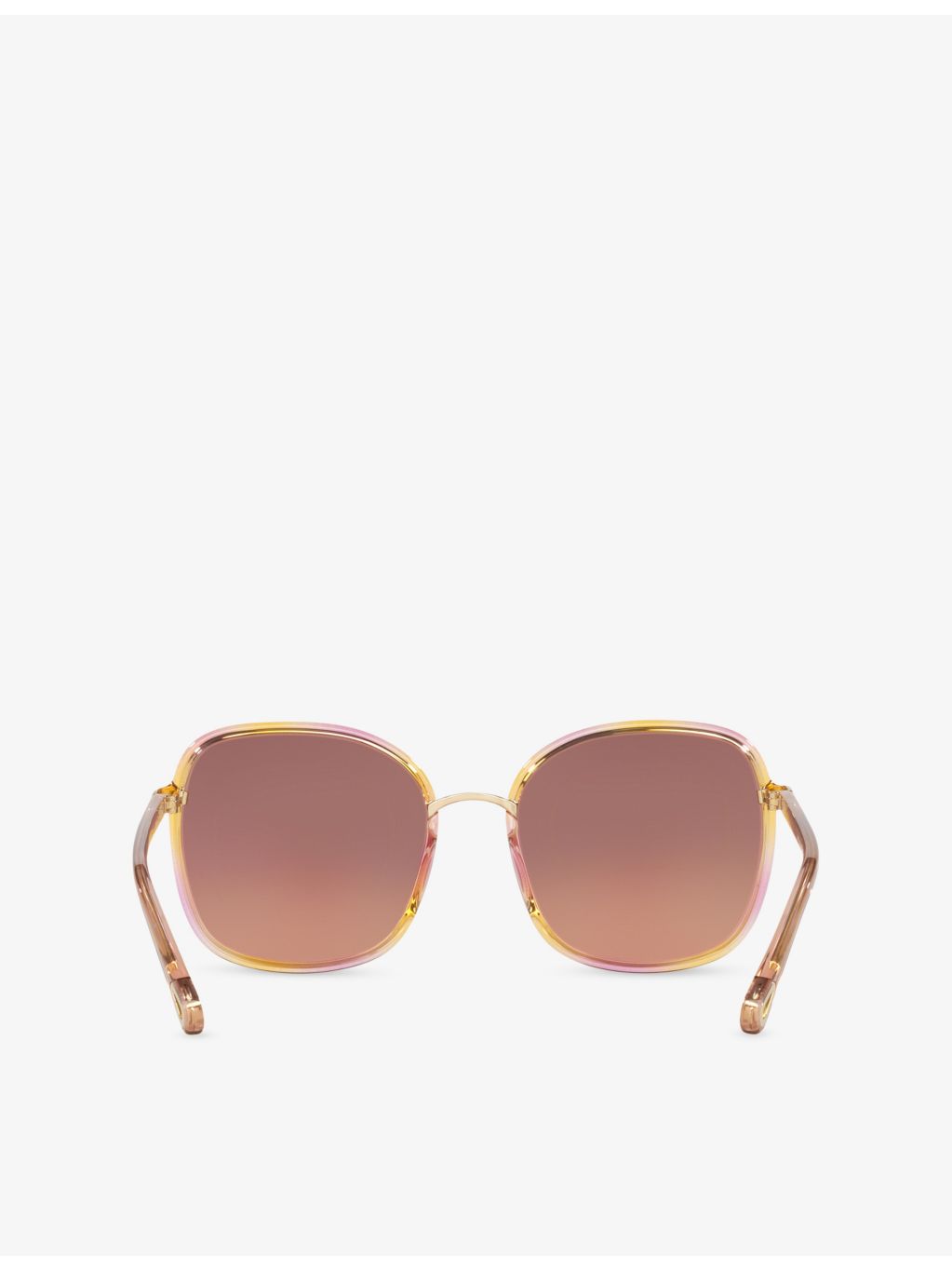 Chloé CH0031S square-frame sunglasses with gold hardware - British product