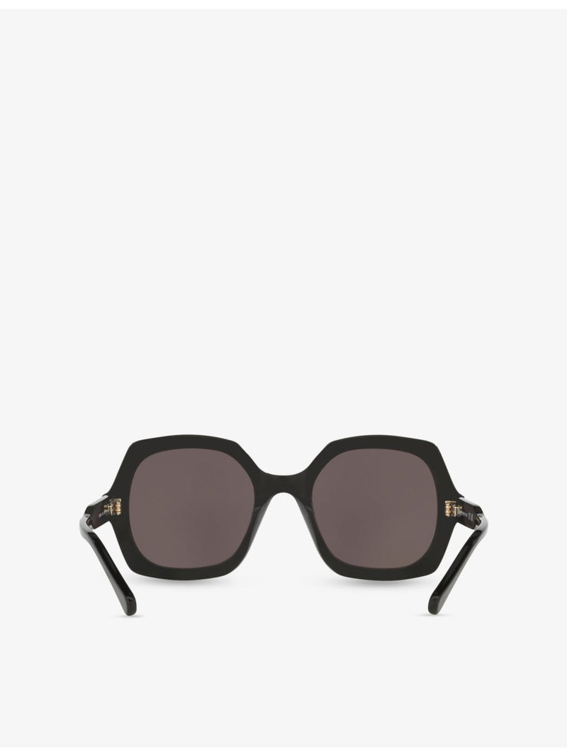 Chloé CH0226S rectangular acetate sunglasses, imported from the UK