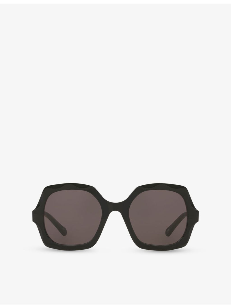 Chloé CH0226S rectangular acetate sunglasses, imported from the UK