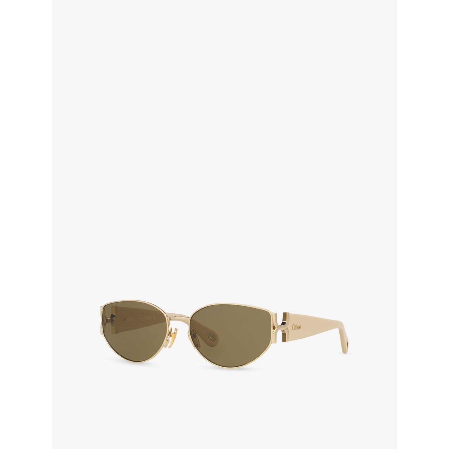 Chloé CH0260S irregular-frame metal sunglasses 5.9cm lens (British brand)