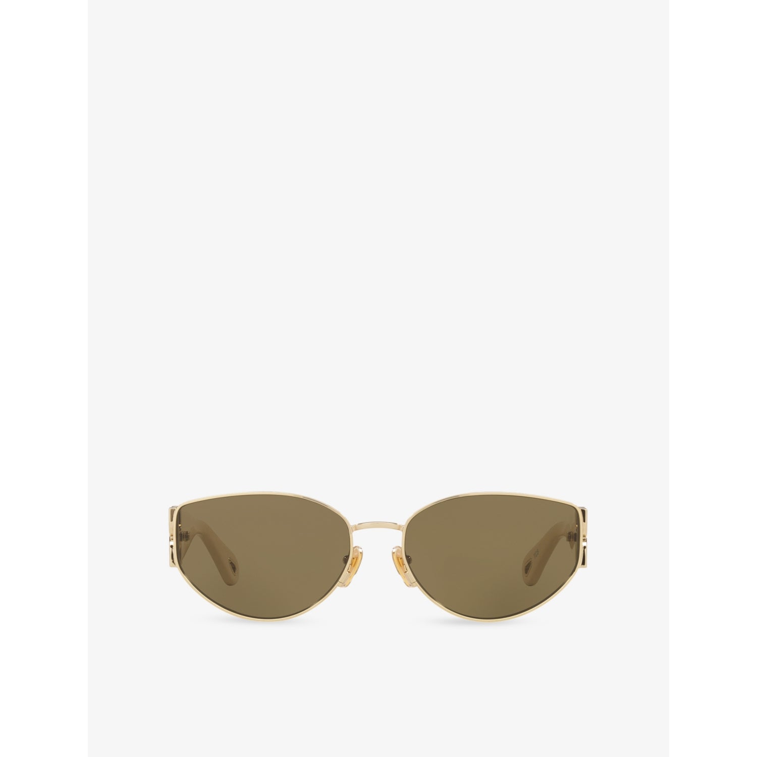 Chloé CH0260S irregular-frame metal sunglasses 5.9cm lens (British brand)