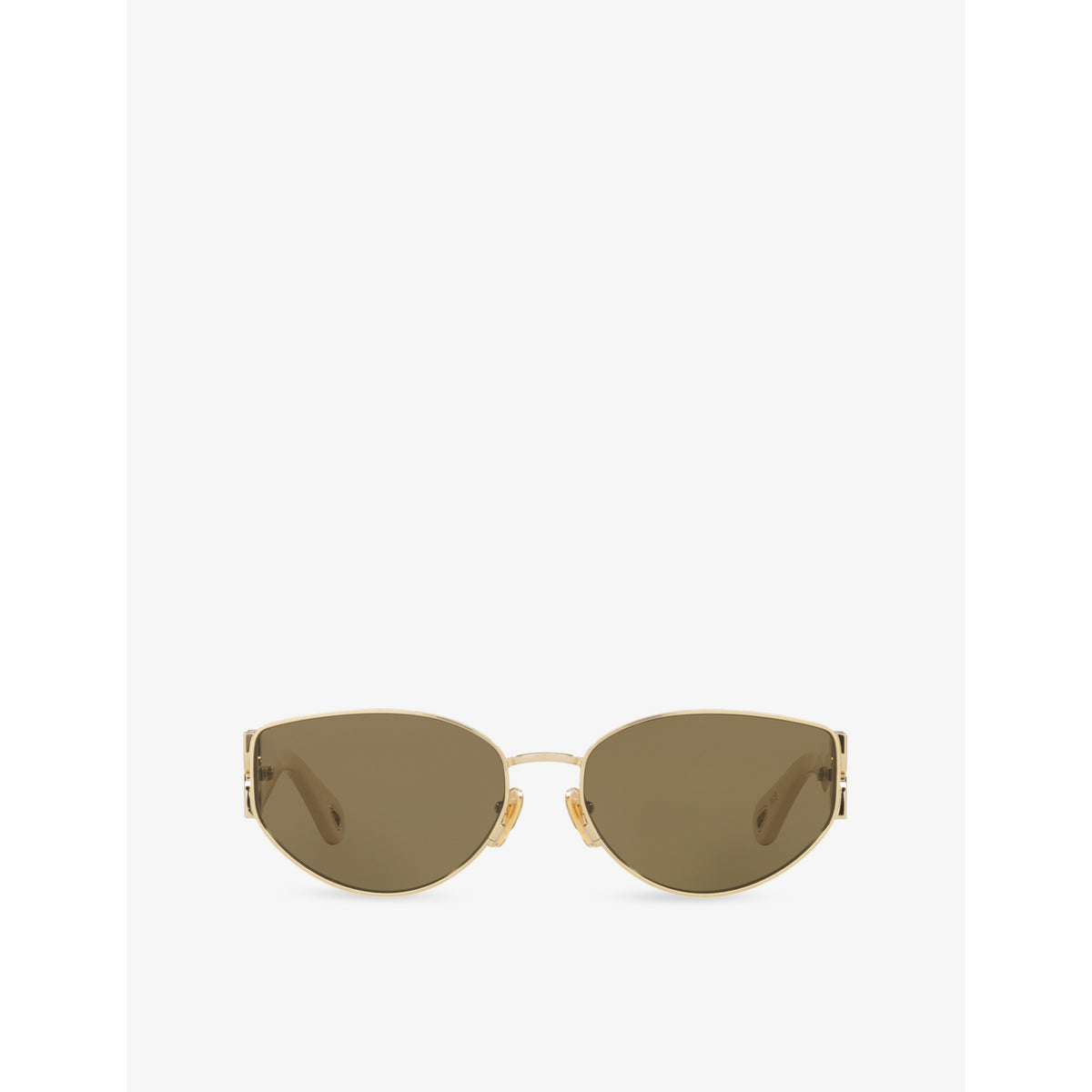 Chloé CH0260S irregular-frame metal sunglasses 5.9cm lens (British brand)