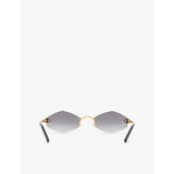 Cartier cat eye sunglasses CT0433S metal frame - British product