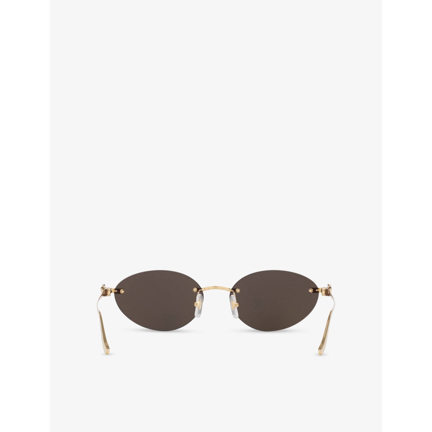 Cartier oval metal sunglasses CT0504S with UV protection, UK version