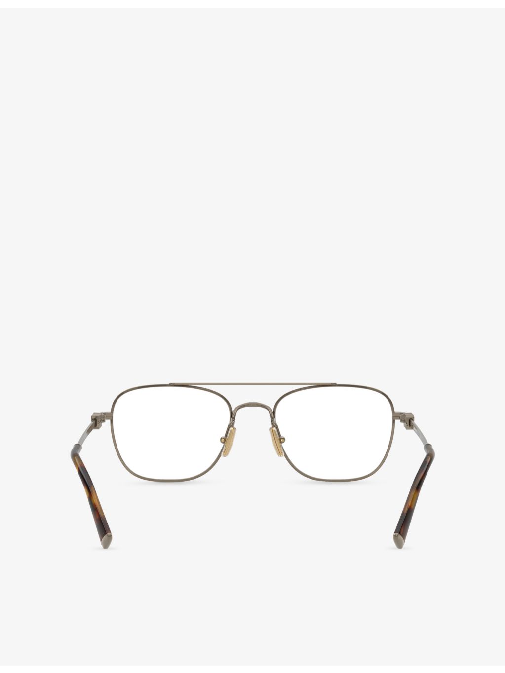 Miu Miu MU 51WV square metal glasses, imported from the UK