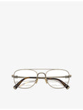 Miu Miu MU 51WV square metal glasses, imported from the UK