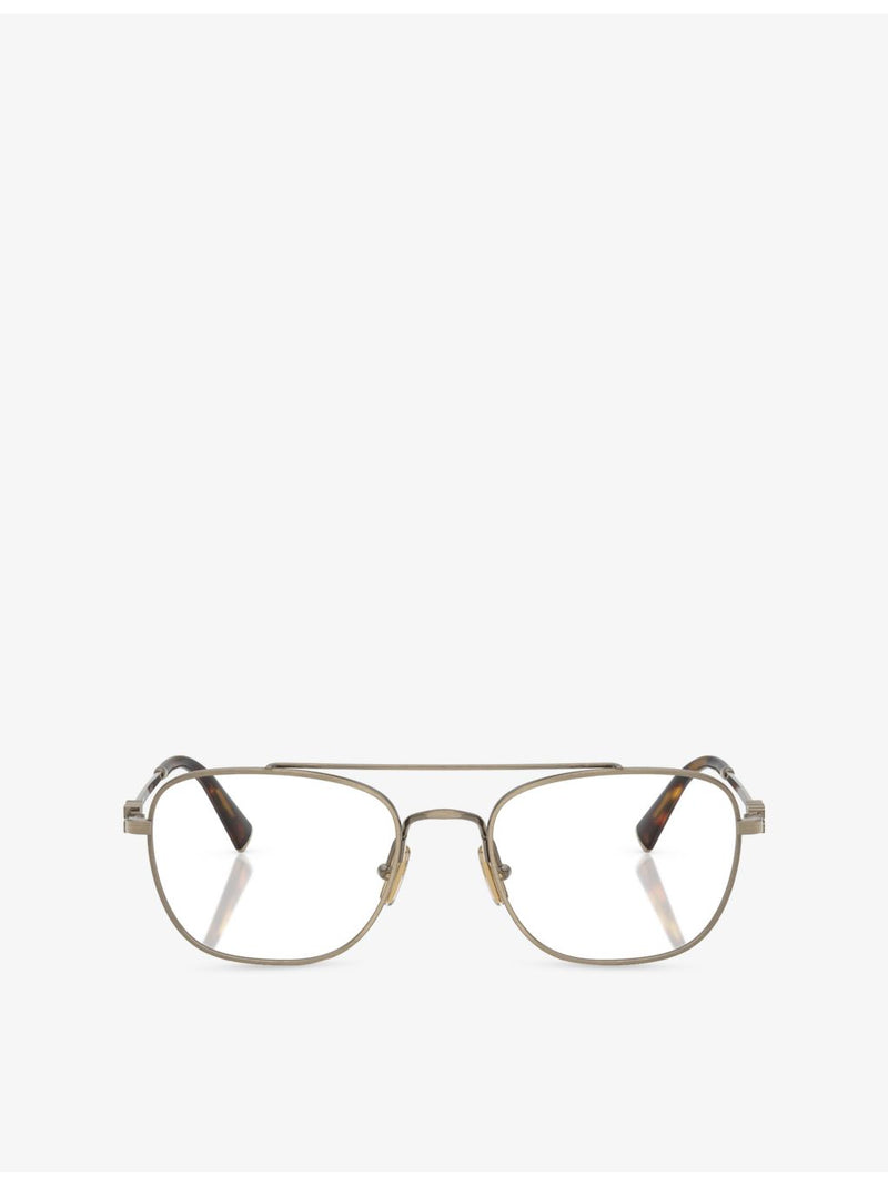 Miu Miu MU 51WV square metal glasses, imported from the UK