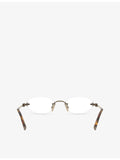 Miu Miu oval-frame metal glasses MU 53WV, imported from the UK