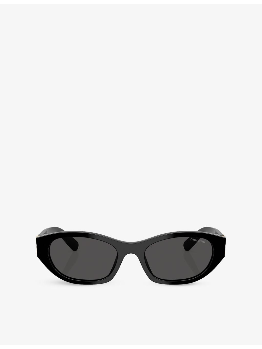 Miu Miu MU A03S oval acetate sunglasses, UK version