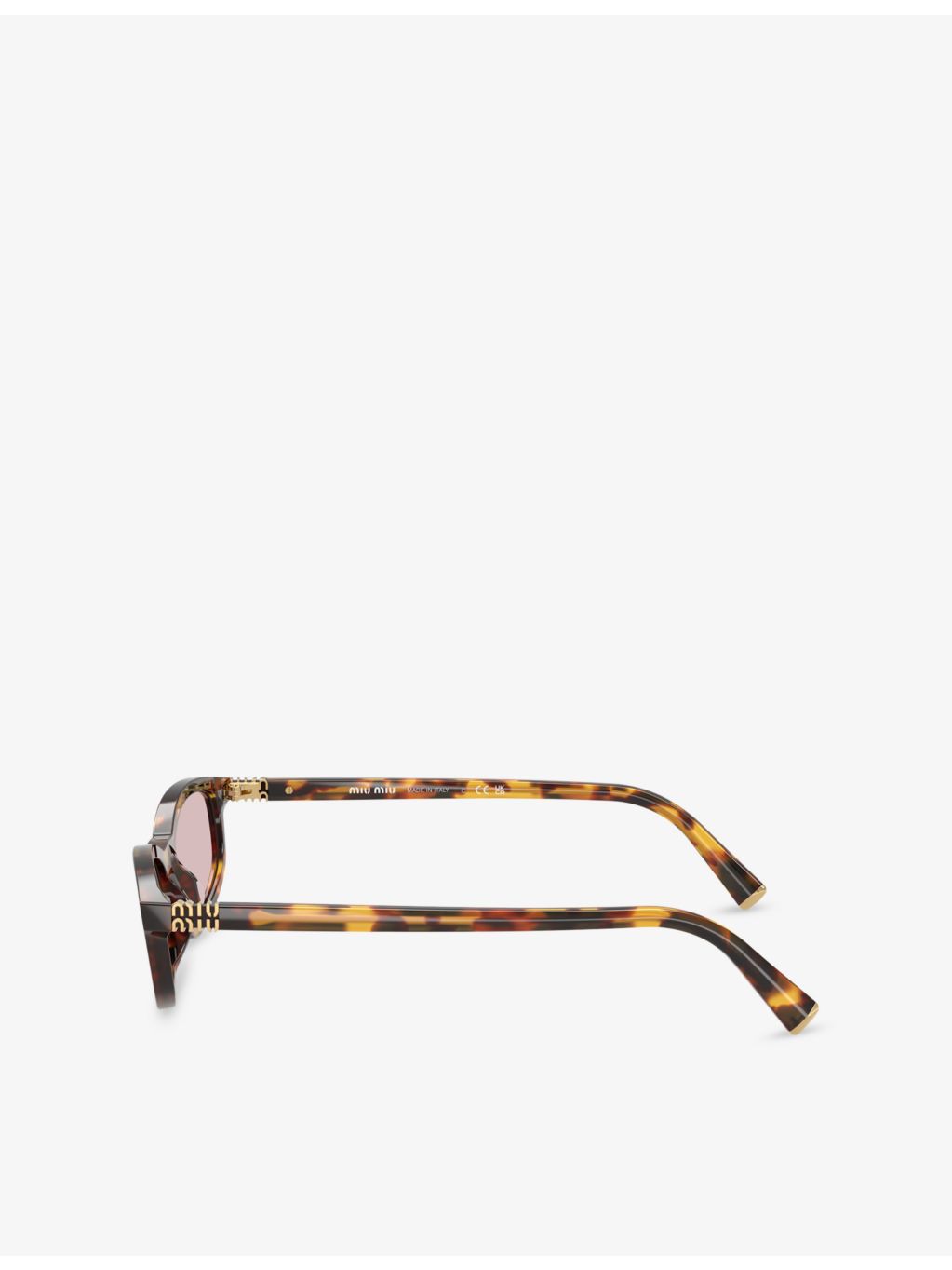 Miu Miu oval-frame acetate sunglasses 5cm lens (British brand)