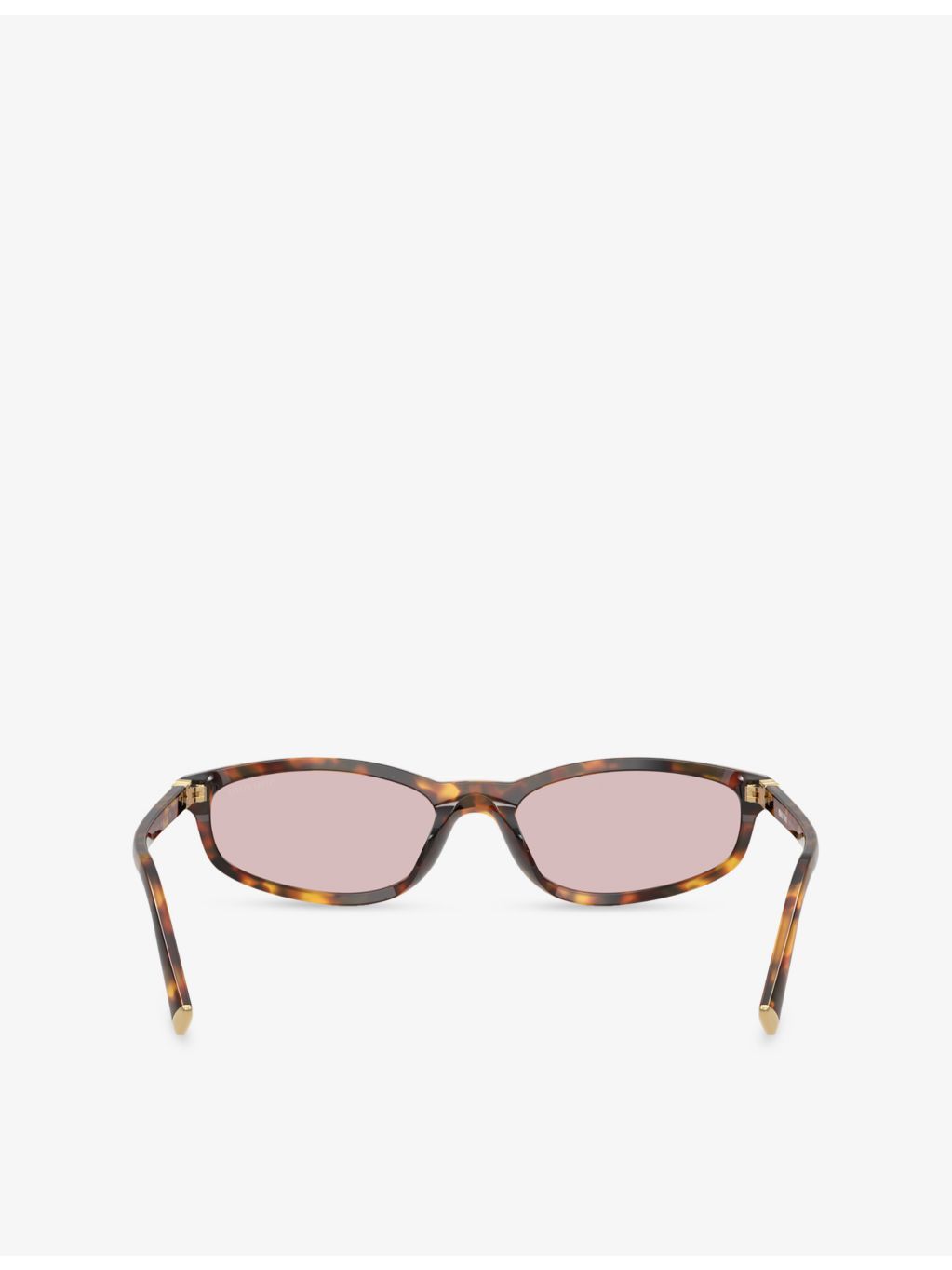 Miu Miu oval-frame acetate sunglasses 5cm lens (British brand)