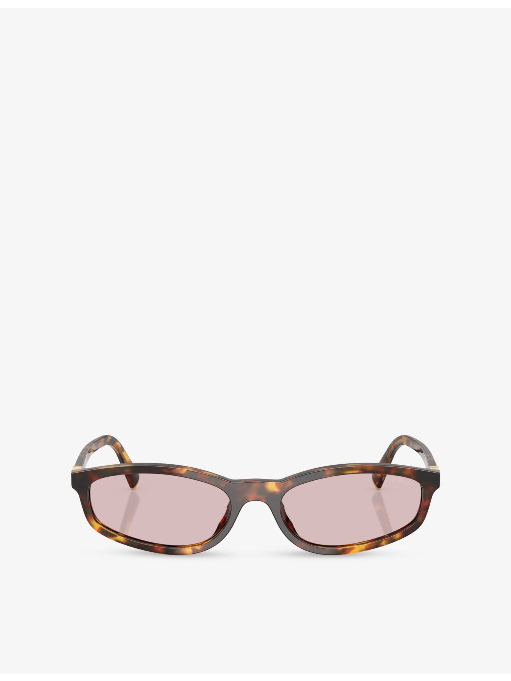 Miu Miu oval-frame acetate sunglasses 5cm lens (British brand)