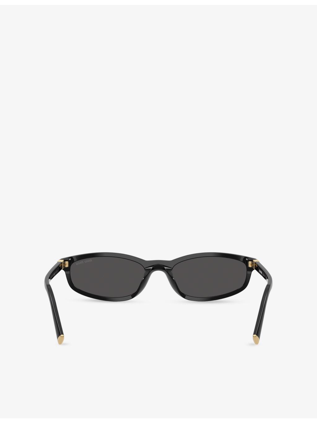 Miu Miu acetate oval sunglasses with tinted lenses, UK version