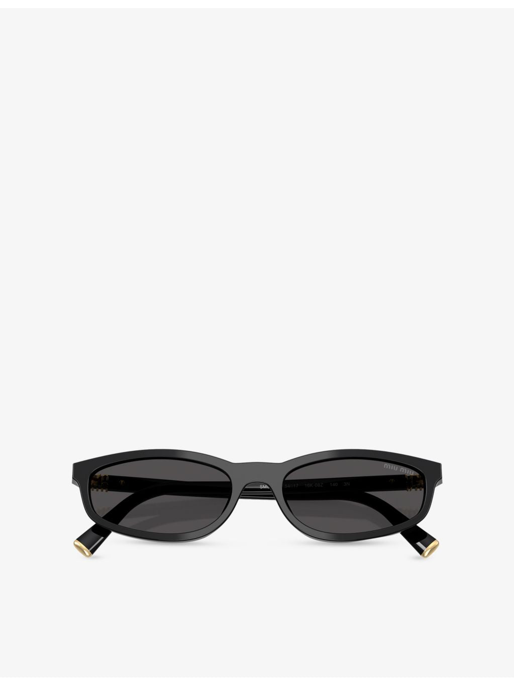 Miu Miu acetate oval sunglasses with tinted lenses, UK version