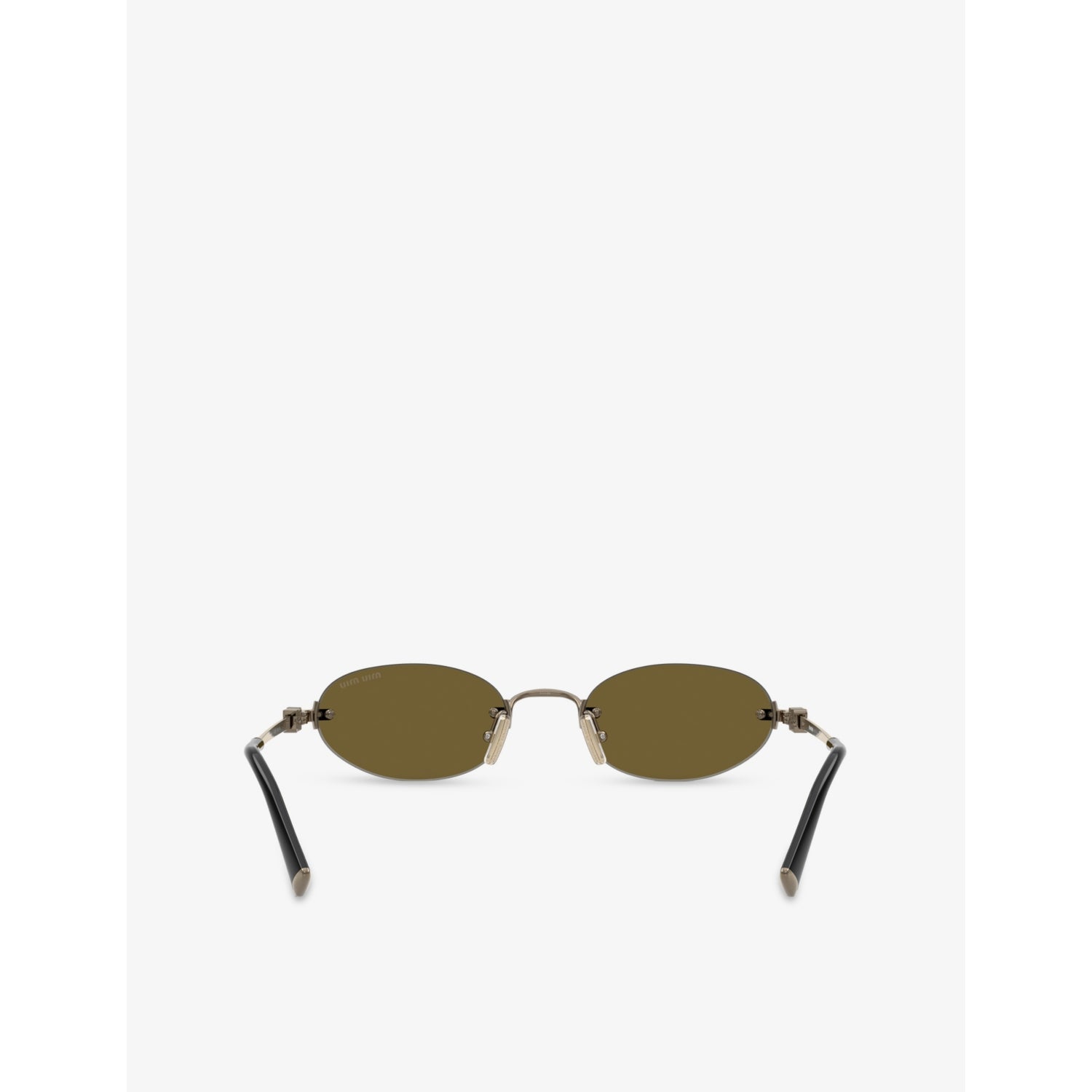 Miu Miu A54S oval metal sunglasses (British brand)