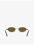 Miu Miu A54S oval metal sunglasses (British brand)