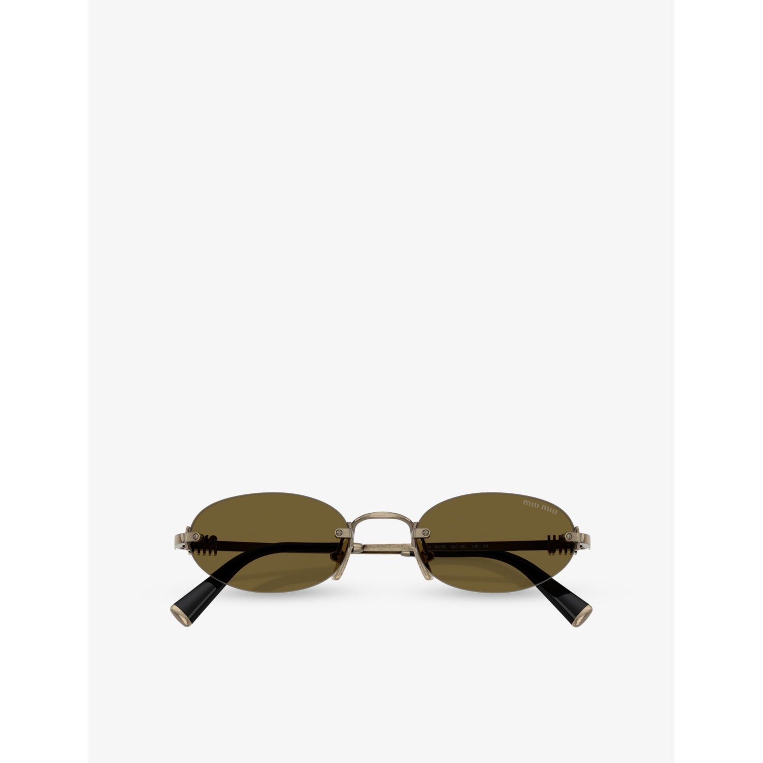 Miu Miu A54S oval metal sunglasses (British brand)
