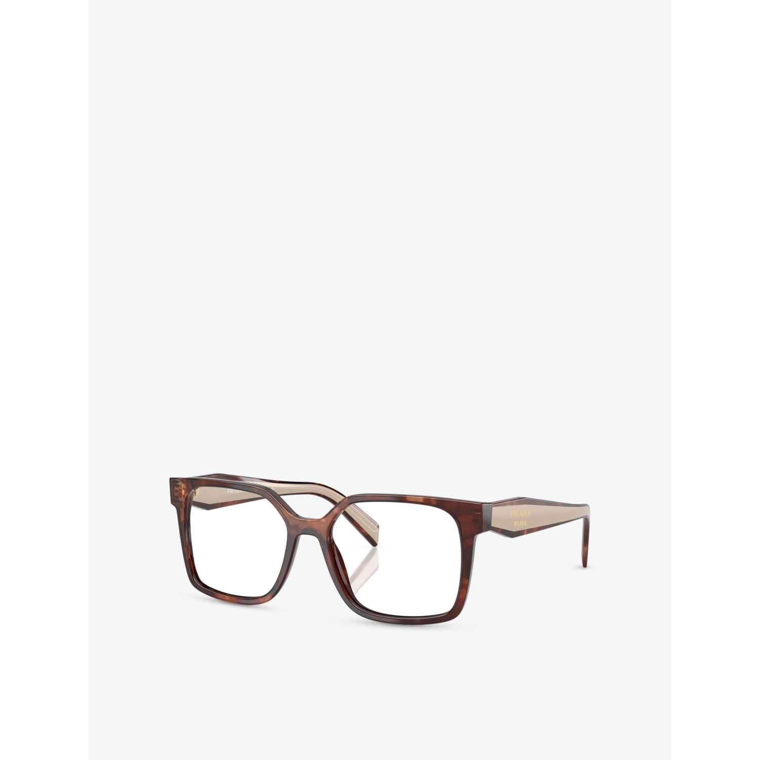Prada PR B03V rectangle acetate sunglasses tortoiseshell - British product