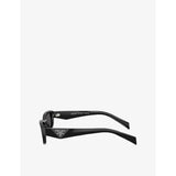 Prada PR B06S rectangle-frame acetate sunglasses, imported from the UK
