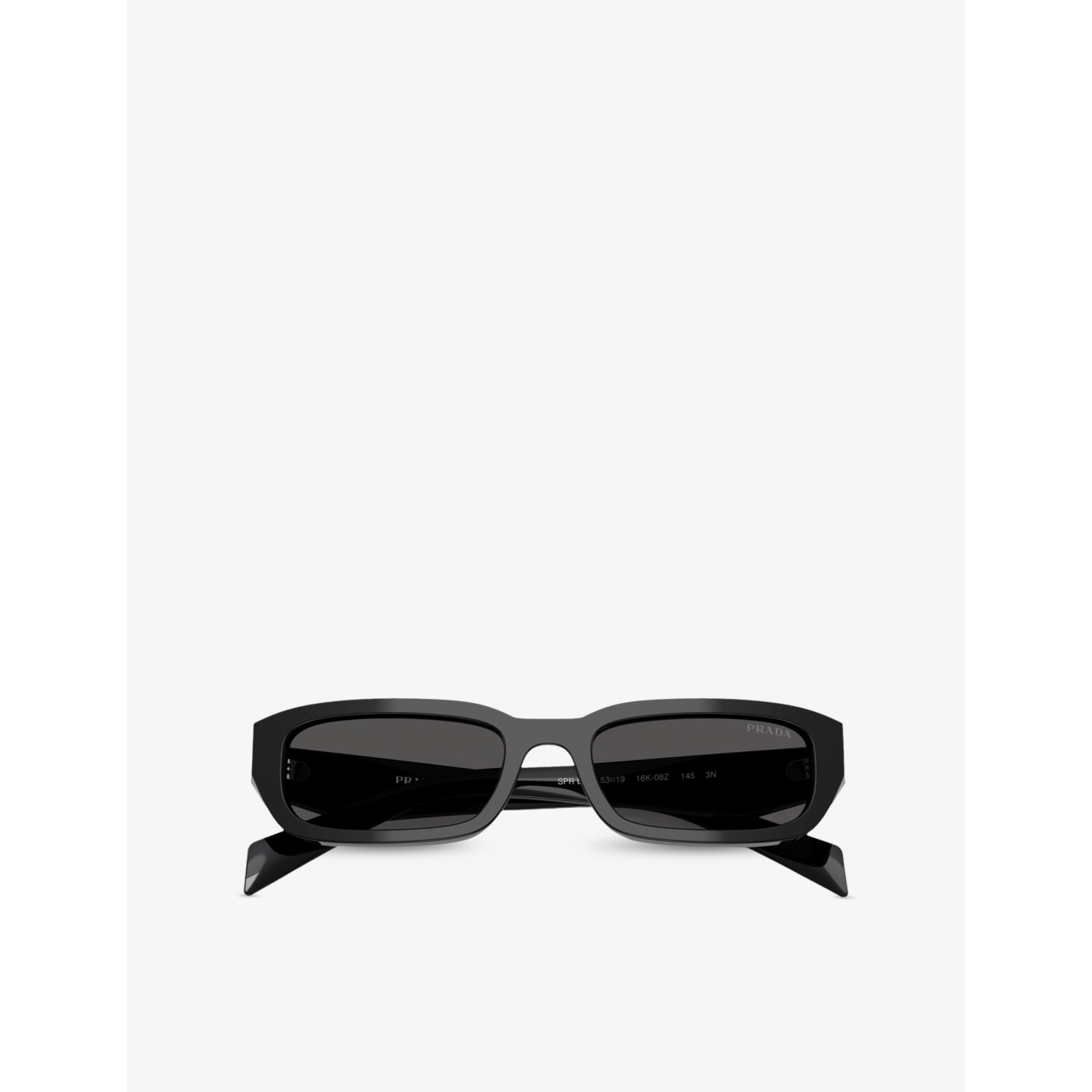 Prada PR B06S rectangle-frame acetate sunglasses, imported from the UK