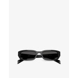Prada PR B06S rectangle-frame acetate sunglasses, imported from the UK