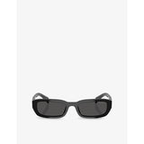 Prada PR B06S rectangle-frame acetate sunglasses, imported from the UK