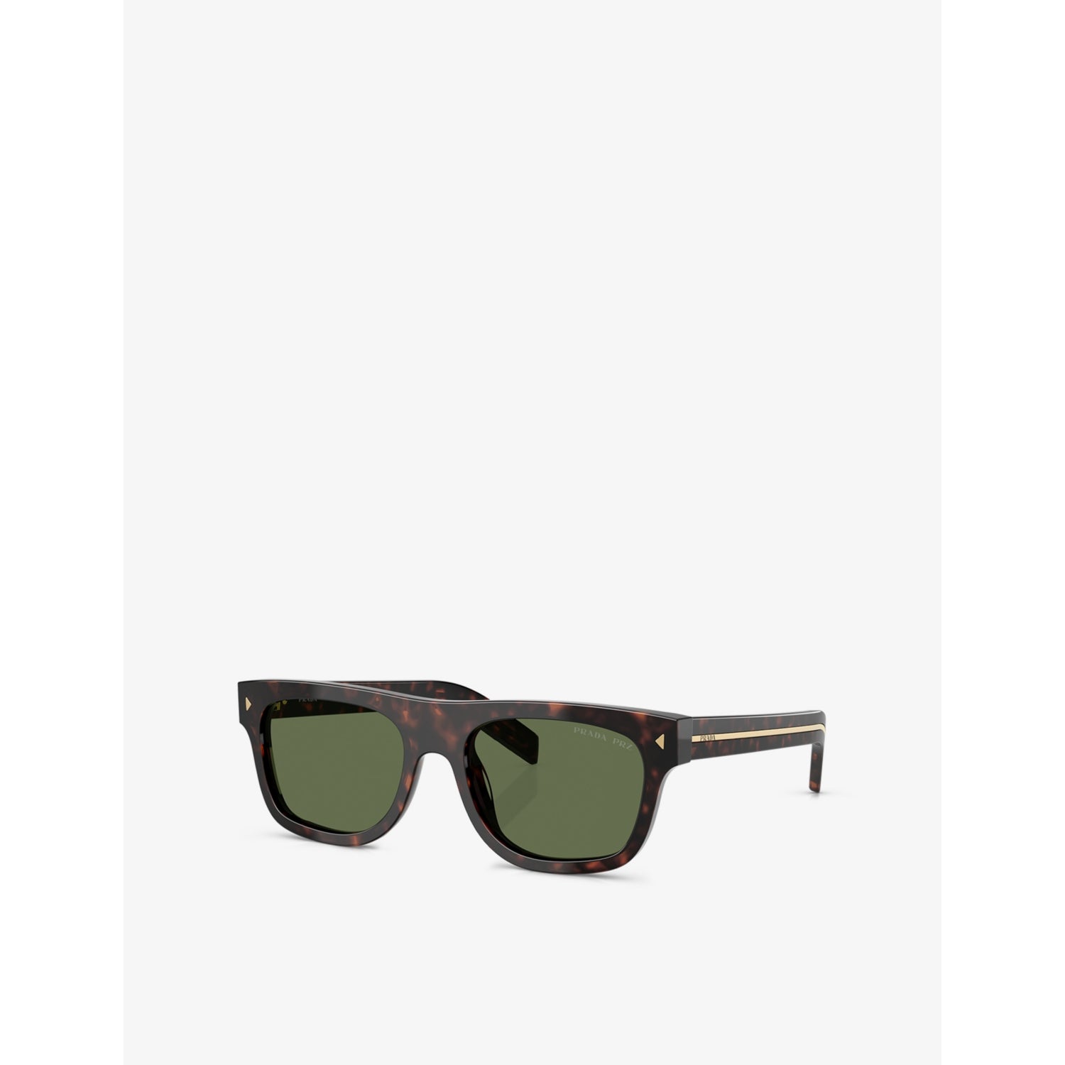 Prada PR B12S pillow-frame acetate sunglasses tortoiseshell - British product