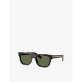 Prada PR B12S pillow-frame acetate sunglasses tortoiseshell - British product