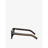 Prada PR B12S pillow-frame acetate sunglasses tortoiseshell - British product