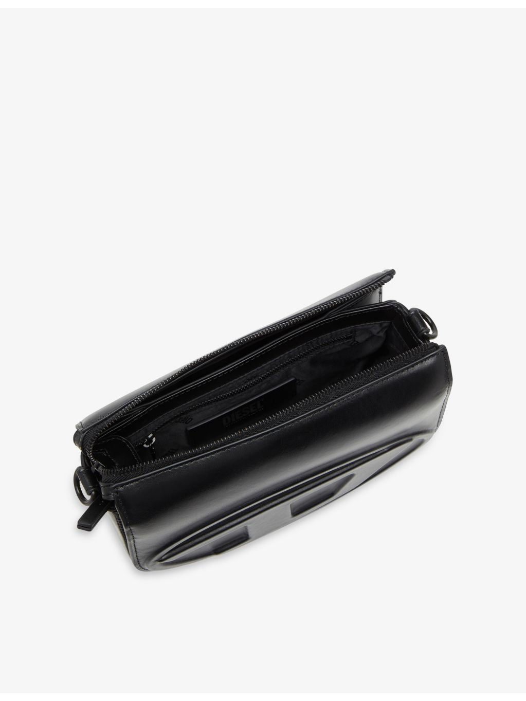 Diesel leather cross-body bag with adjustable strap (British brand)