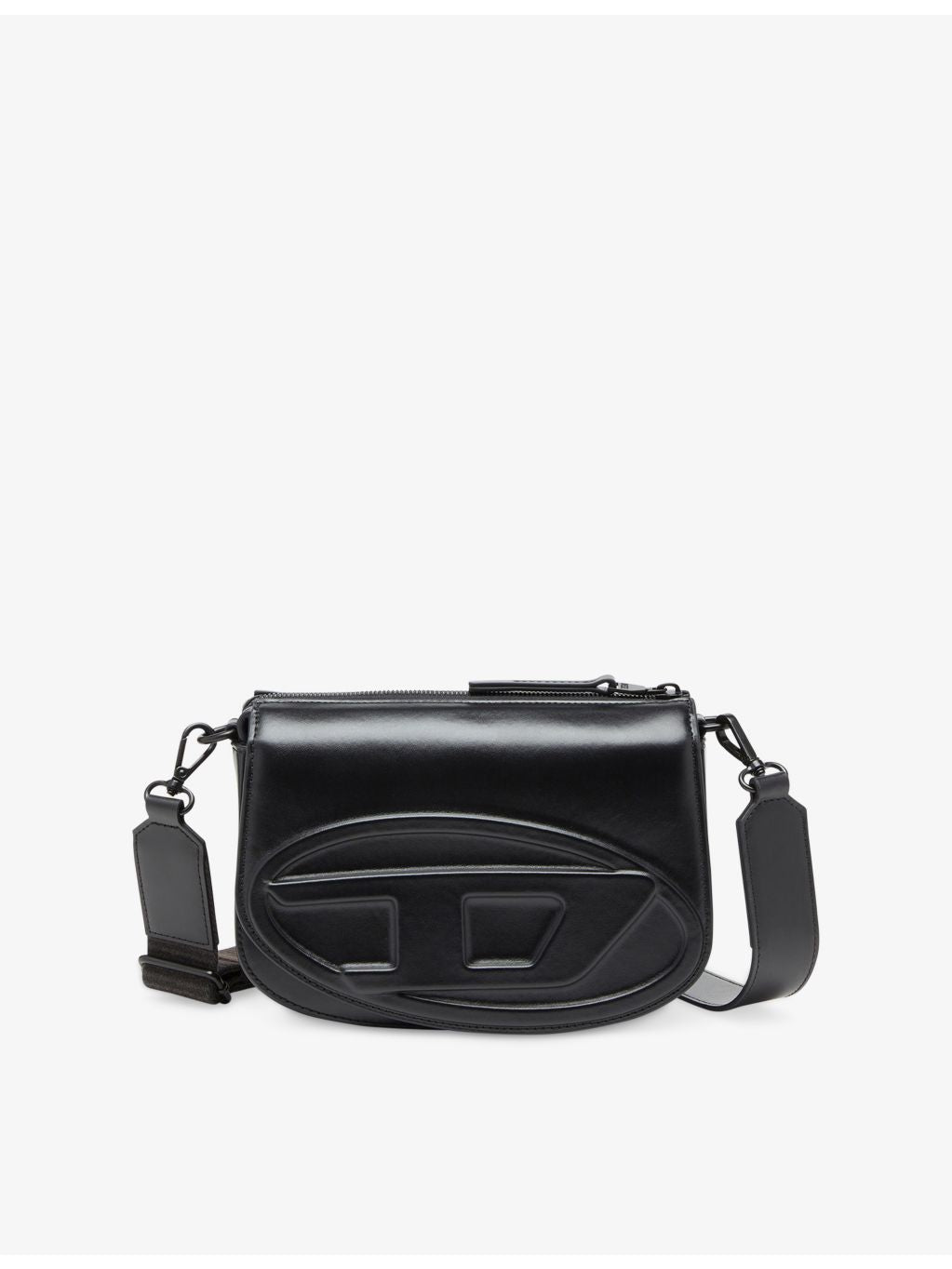 Diesel leather cross-body bag with adjustable strap (British brand)