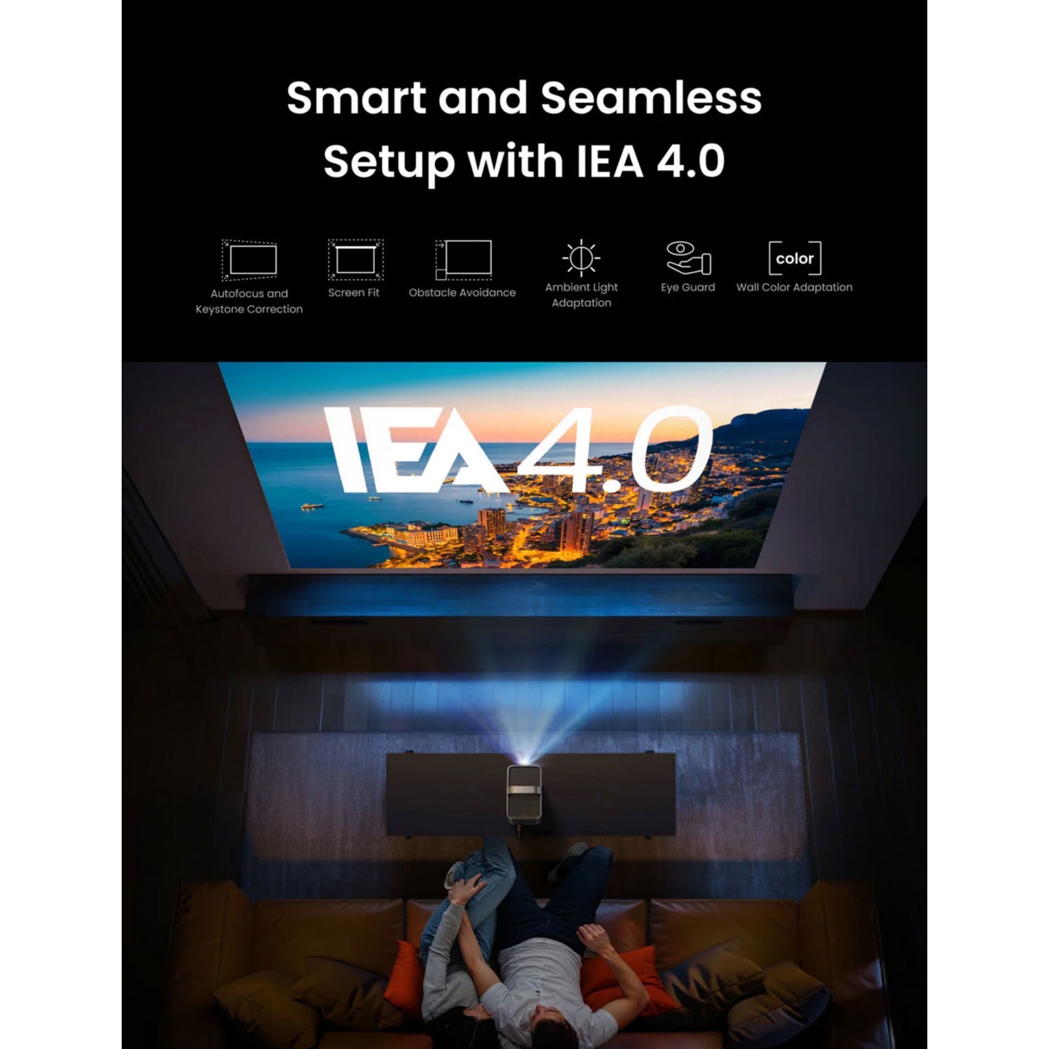 Projector Cosmos 4K SE with Dolby Vision, imported from the UK
