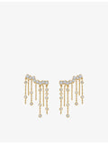 Astley Clarke Asteri chain crawler earrings 14ct gold 0.84ct diamond (British brand)