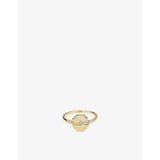 Asteri 14ct Yellow-Gold And 0.074ct Lab-Diamond Ring - L