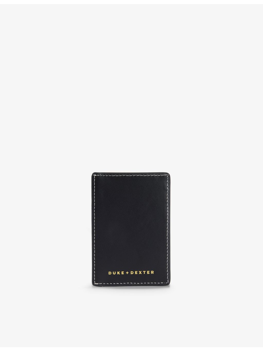 Duke + Dexter compact cherry printed leather card holder, UK version