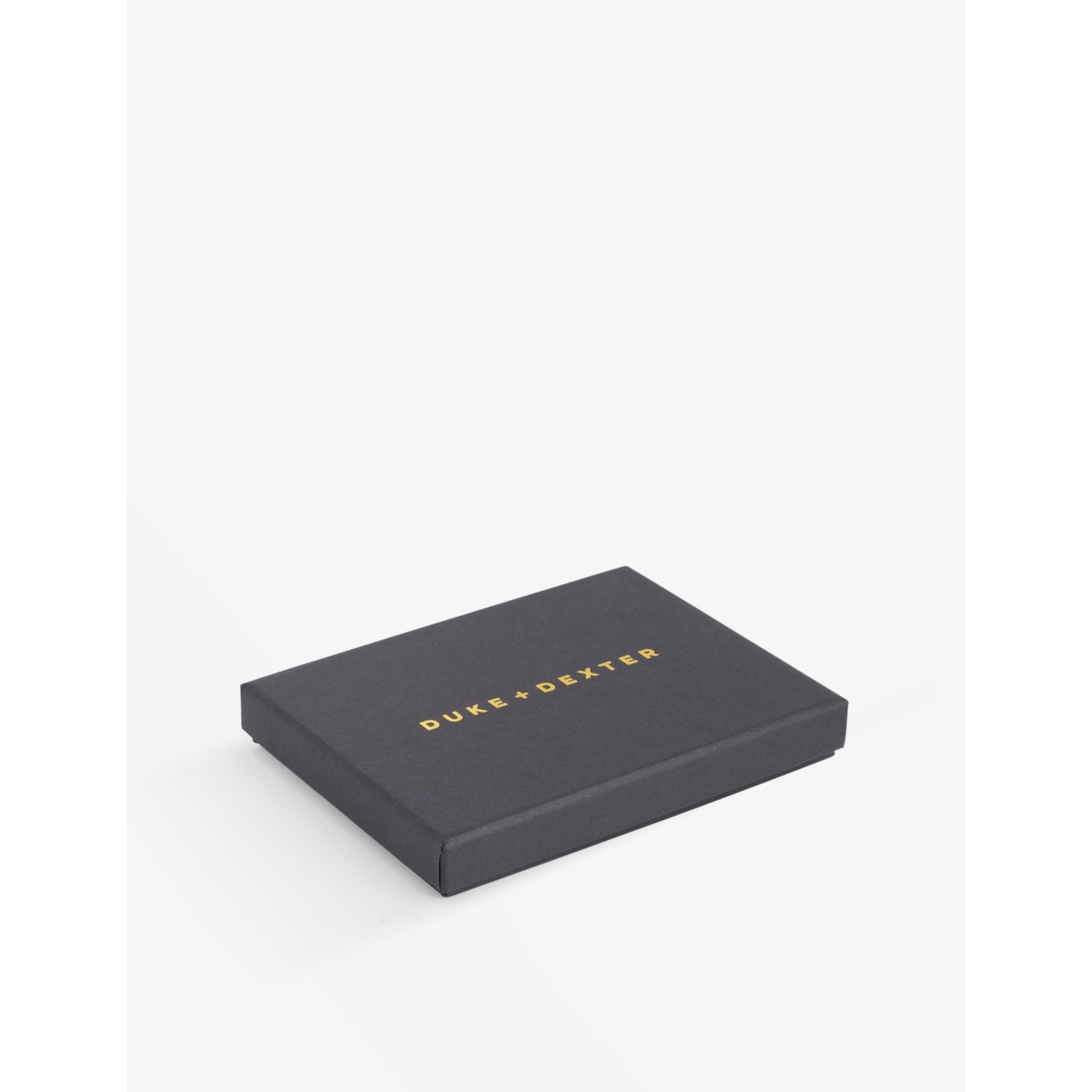 Duke + Dexter compact cherry printed leather card holder, UK version