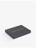 Duke + Dexter compact cherry printed leather card holder, UK version