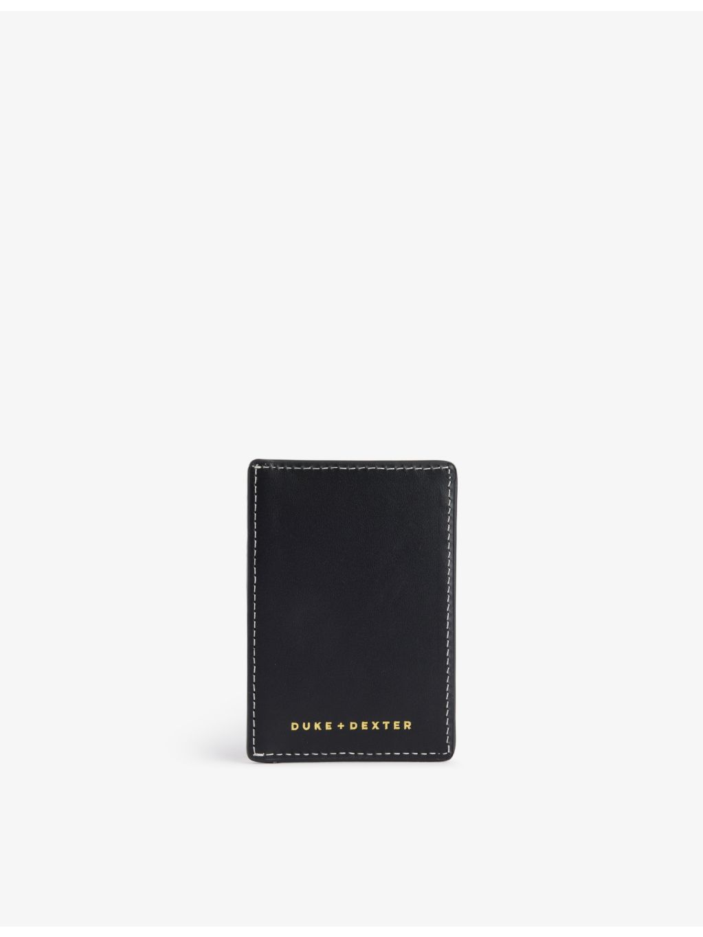 Duke + Dexter snake print leather card holder - British product