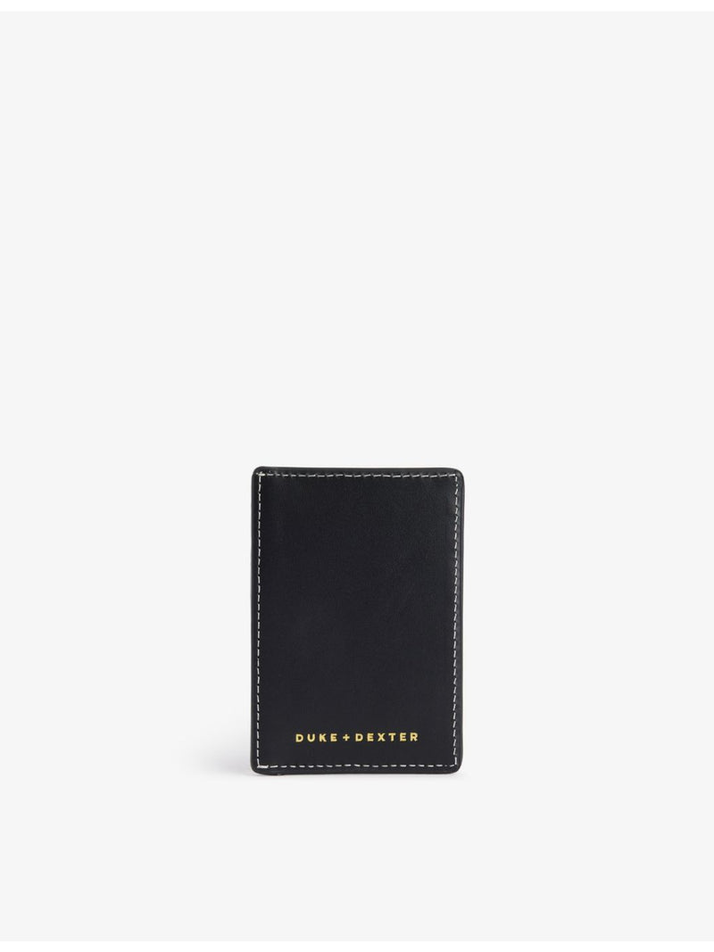 Duke + Dexter snake print leather card holder - British product