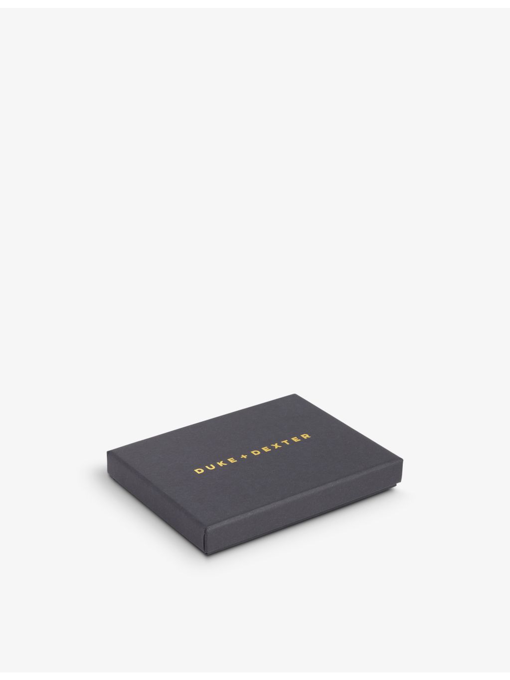 Duke + Dexter snake print leather card holder - British product