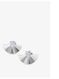CARAT London Celene Fan sterling silver cubic zirconia earrings, UK version
