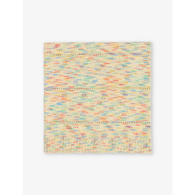 selfridges The Bonnie Mob Merry space-dye cotton blanket- Buy online at McGrocer