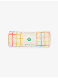 Bonnie Mob muslin blanket check-print 112cm, imported from the UK