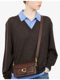 Coach Tabby two-compartment leather shoulder bag (British brand)