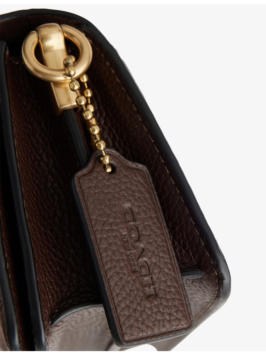 Coach Tabby two-compartment leather shoulder bag (British brand)