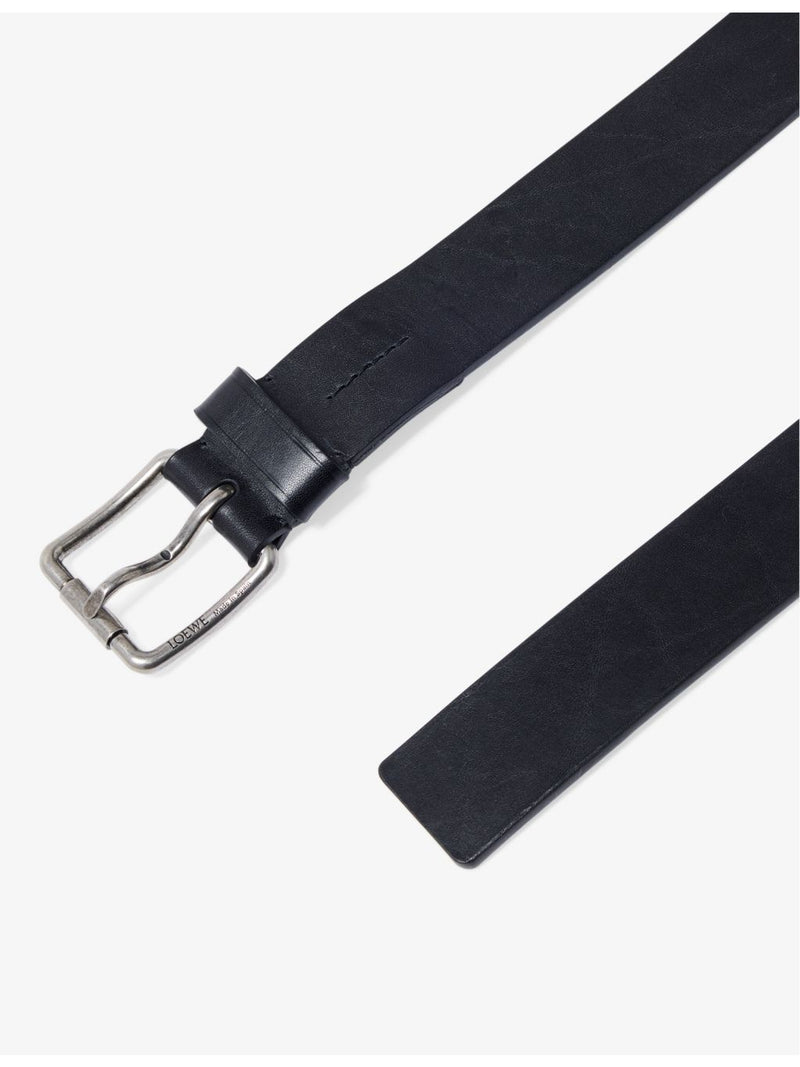 Loewe Roller Curve branded leather belt 4cm (British brand)