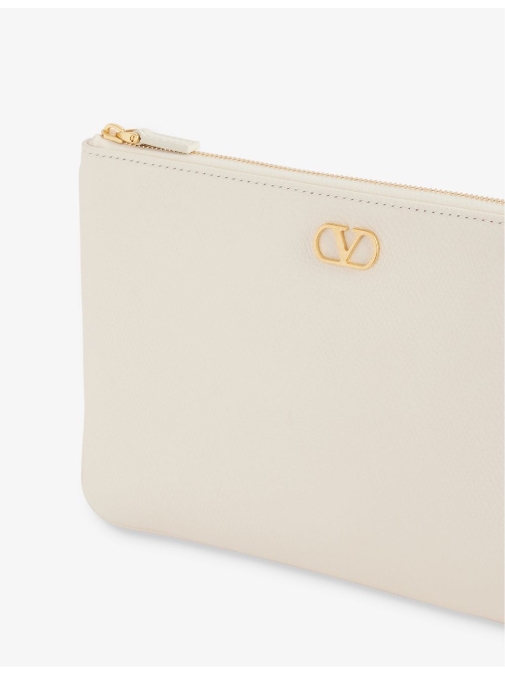 Valentino Garavani VLogo Signature leather pouch, imported from the UK