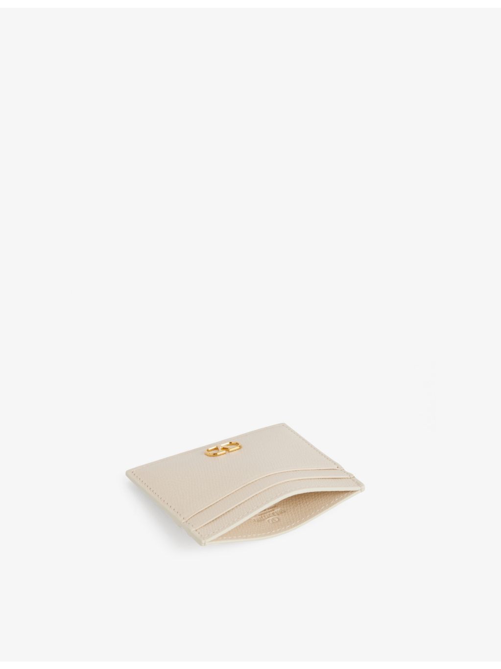 Valentino Garavani VLogo grainy leather card holder - British product