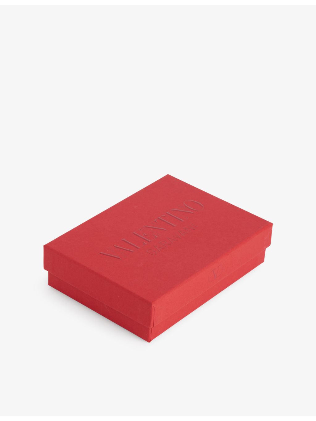 Valentino Garavani VLogo grainy leather card holder - British product