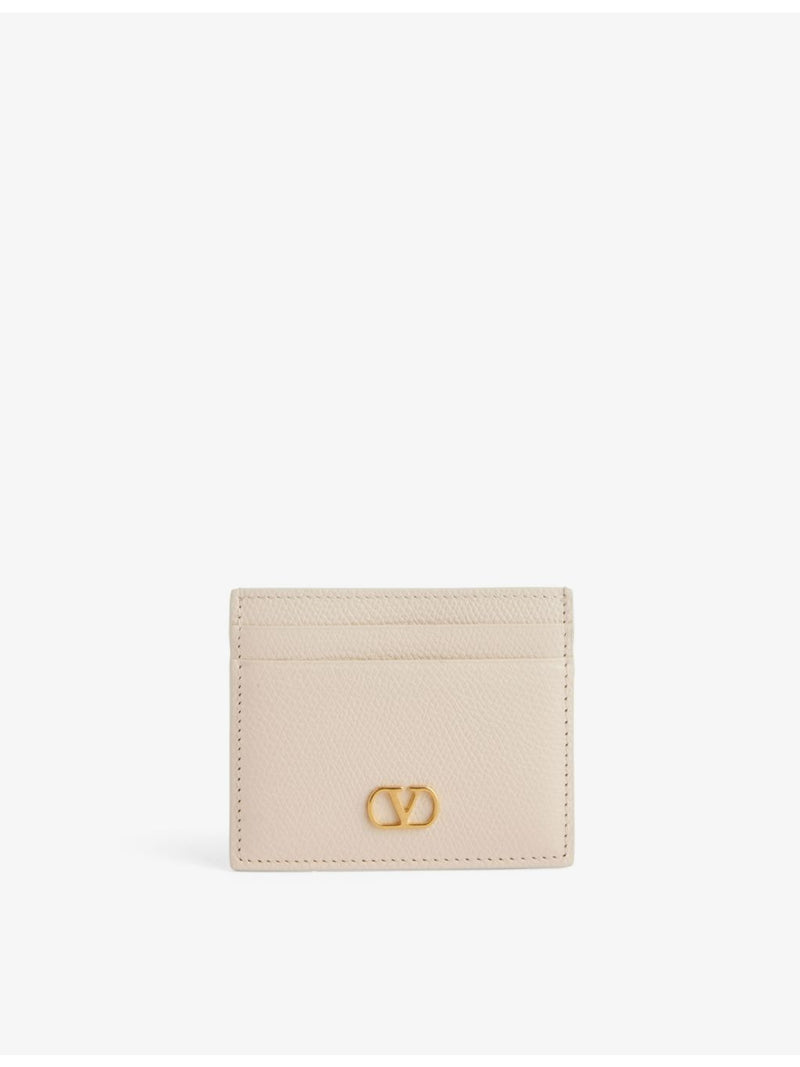 Valentino Garavani VLogo grainy leather card holder - British product